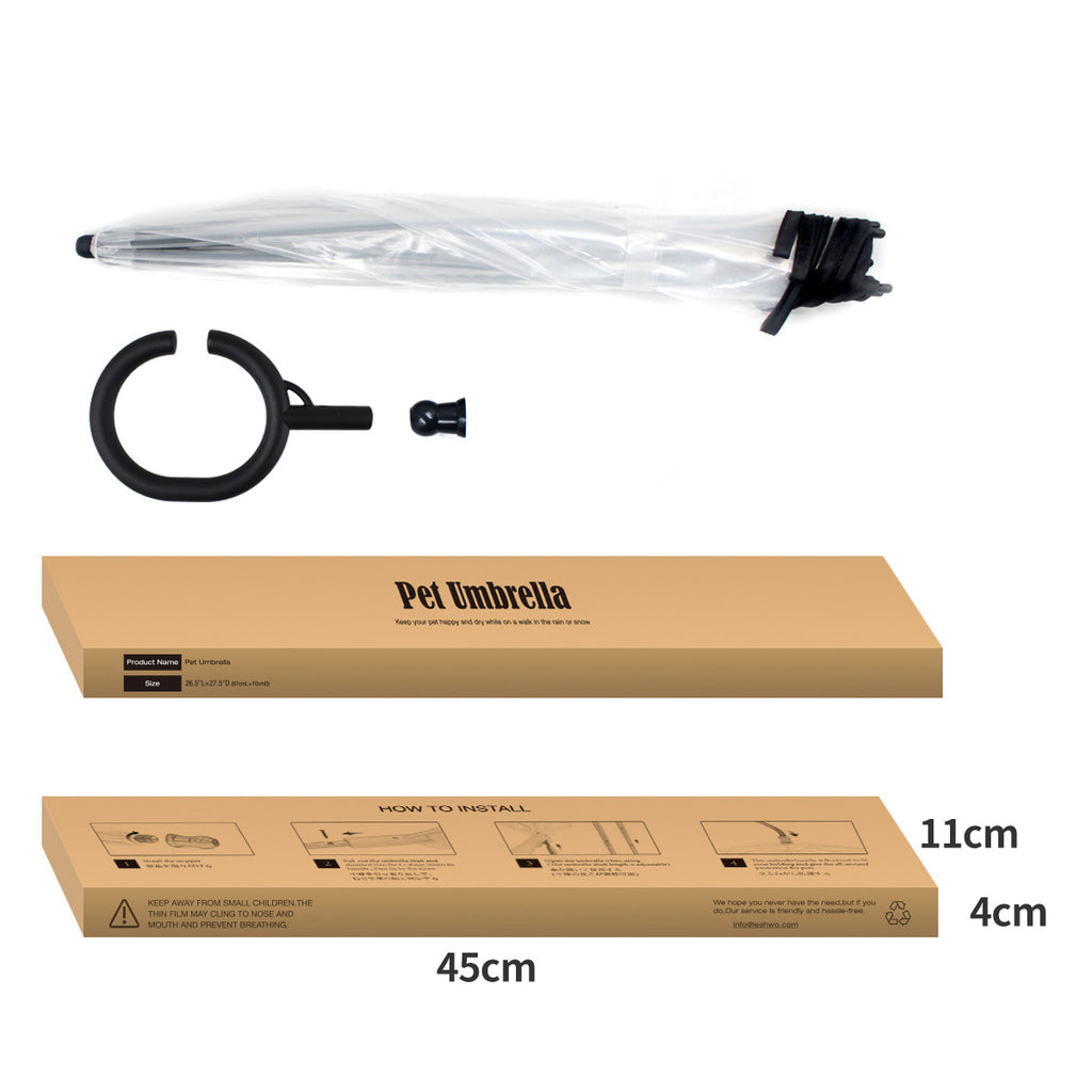 Transparent Pet umbrella